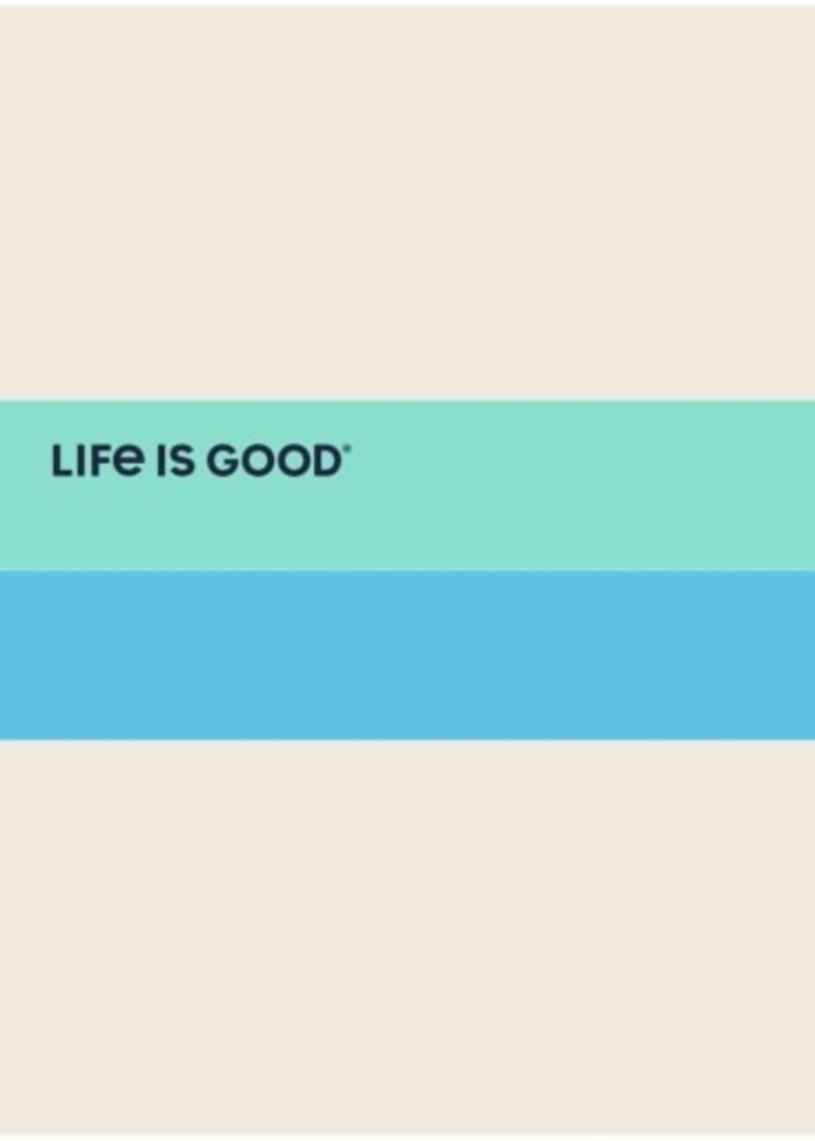 Life is Good WOMEN'S LIG TWO WIDE STRIPES GOOD VIBES