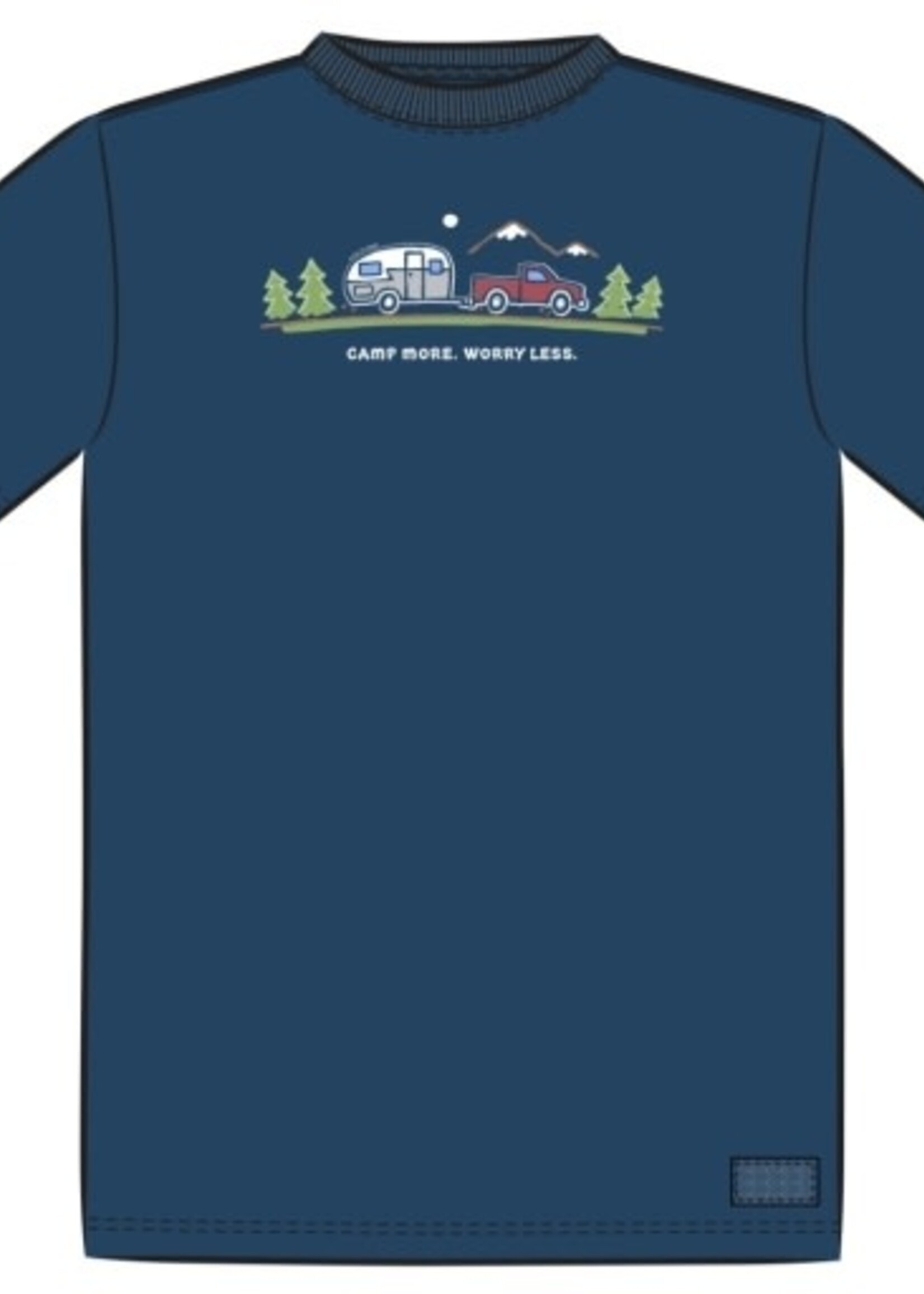 Life is Good MEN'S CAMP MORE ON THE ROAD SHORT SLEEVE