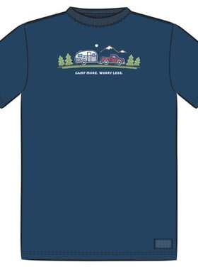 Life is Good MEN'S CAMP MORE ON THE ROAD SHORT SLEEVE
