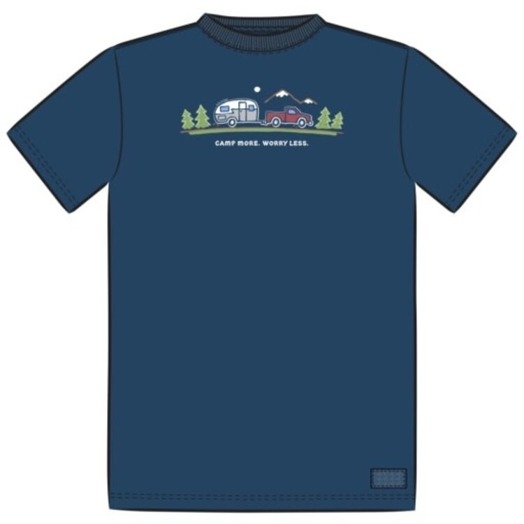 Life is Good MEN'S CAMP MORE ON THE ROAD SHORT SLEEVE