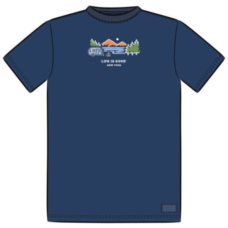Life is Good M CRUSHER TEE ND AIRSTREAM LAKESI DSTBLU