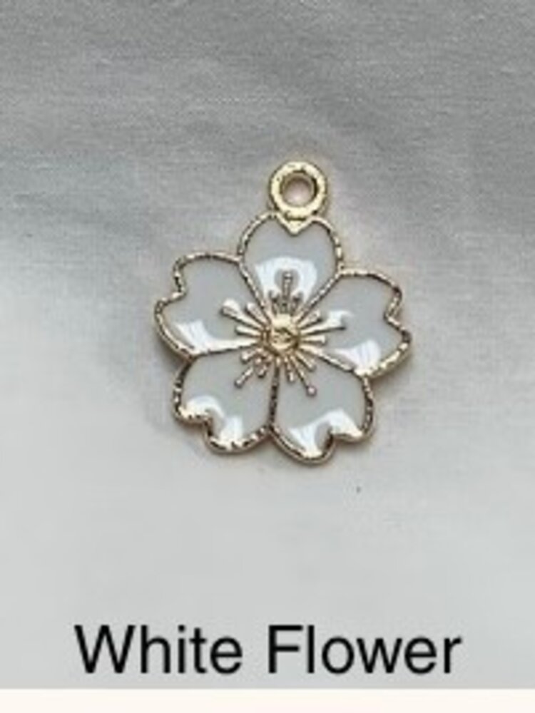 Sweet Wick Candle Company White Hobnail candles with charms