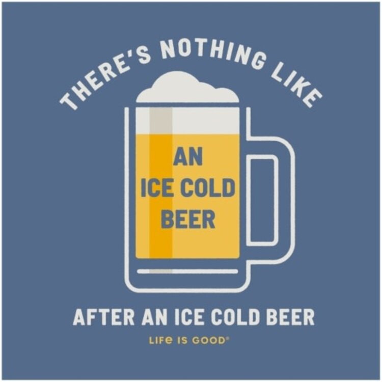 Life is Good MEN'S ICE COLD BEER AFTER ICE COLD BEER