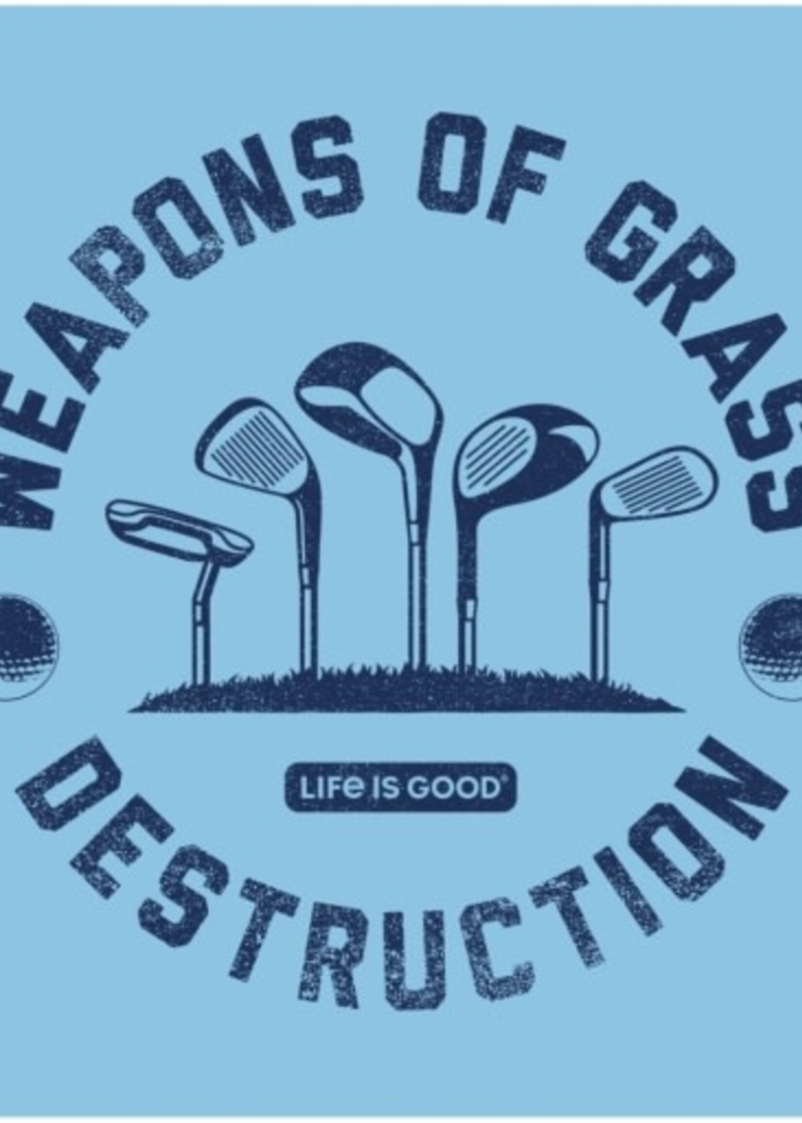 Life is Good MEN'S WEAPONS OF GRASS DESTRUCTION  CRUS