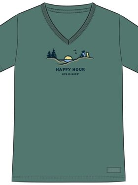 Life is Good WOMEN'S JACKIE HAPPY HOUR PINES  CRUSHER