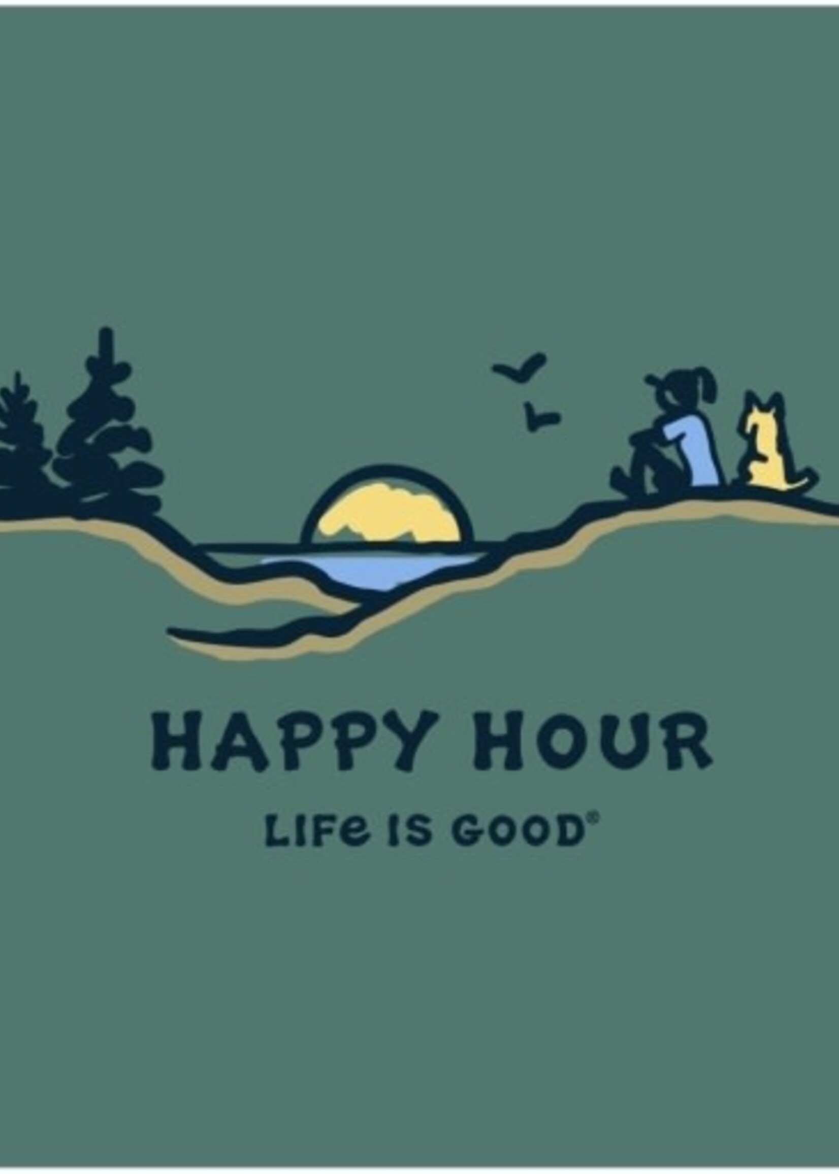 Life is Good WOMEN'S JACKIE HAPPY HOUR PINES  CRUSHER