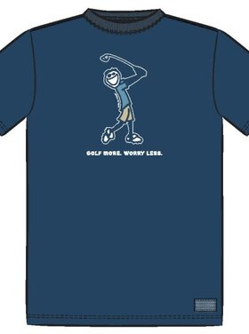 Life is Good MEN'S JAKE GOLF MORE  CRUSHER TEE