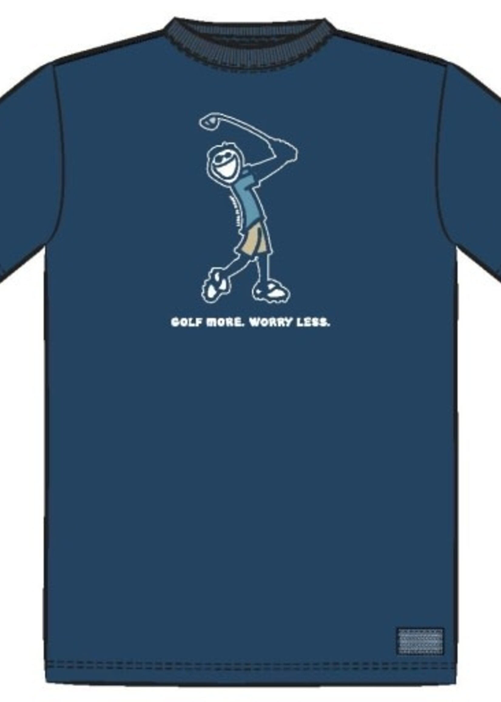 Life is Good MEN'S JAKE GOLF MORE  CRUSHER TEE
