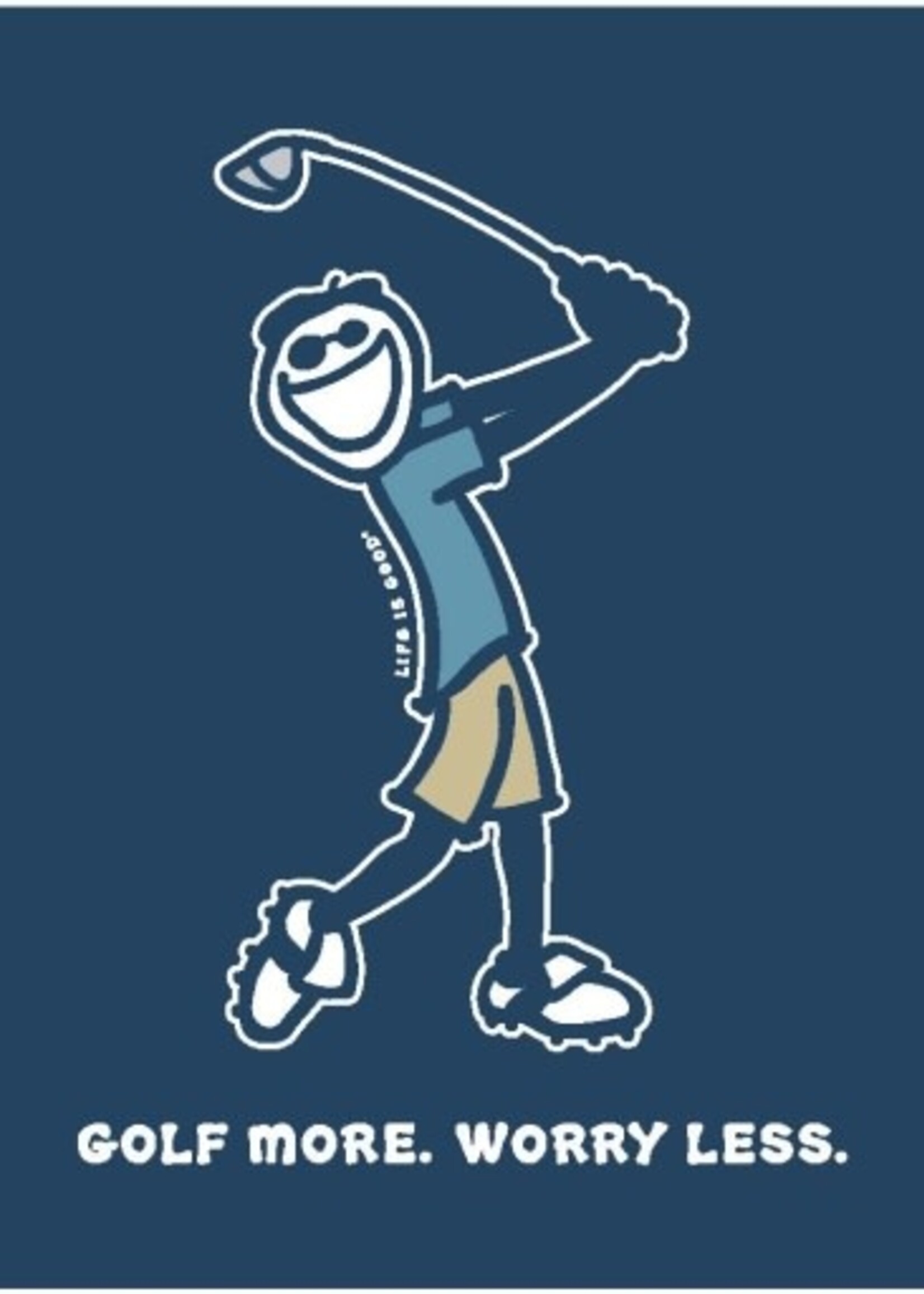 Life is Good MEN'S JAKE GOLF MORE  CRUSHER TEE