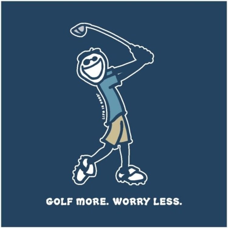 Life is Good MEN'S JAKE GOLF MORE  CRUSHER TEE