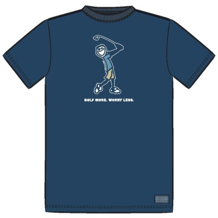 Life is Good MEN'S JAKE GOLF MORE  CRUSHER TEE