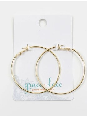 Grace & Lace Hoop Earrings
