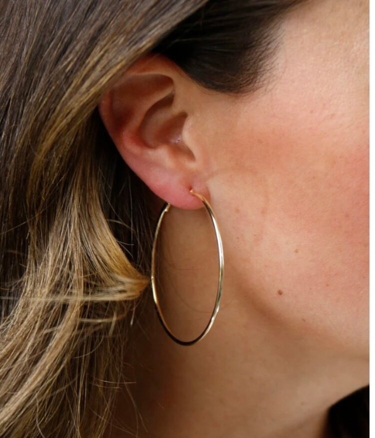 Grace & Lace Hoop Earrings