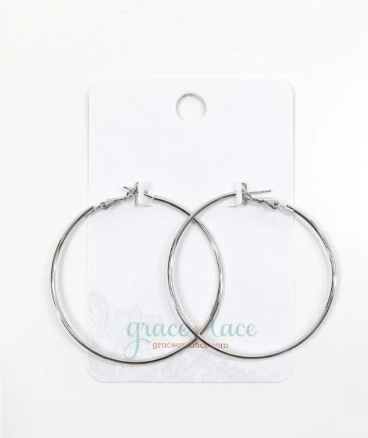 Grace & Lace Hoop Earrings