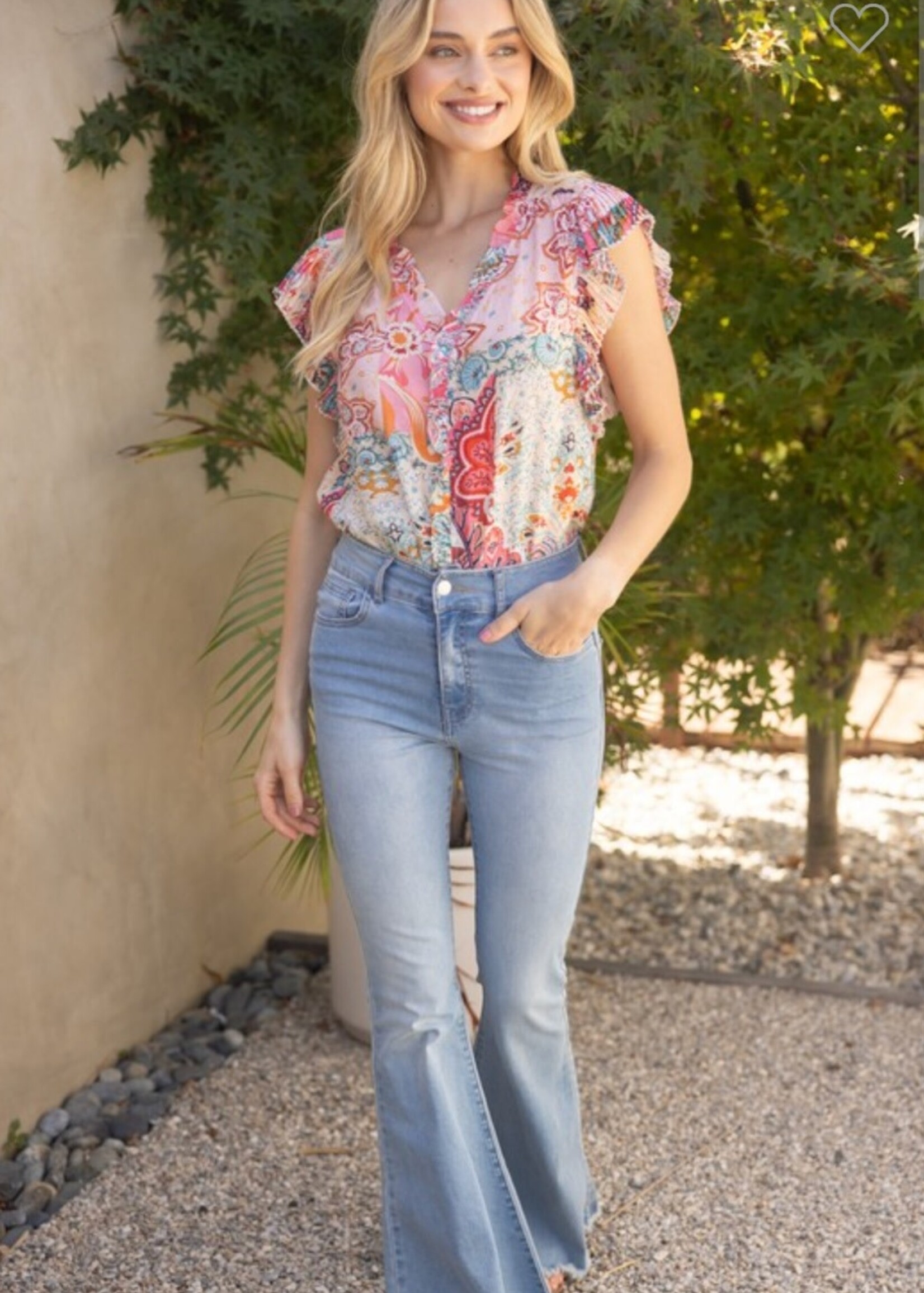 Voy Summer Patchwork top