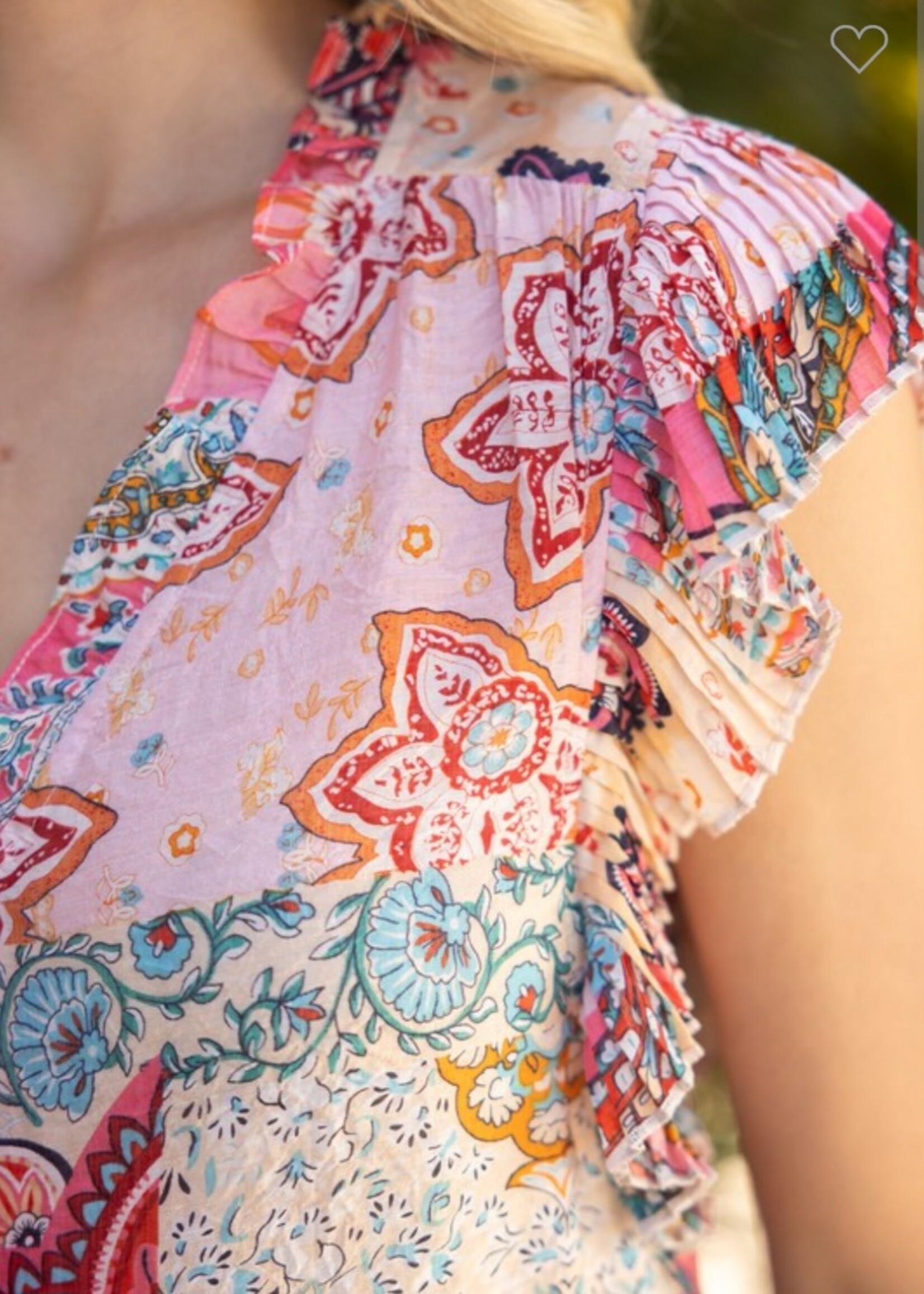 Voy Summer Patchwork top
