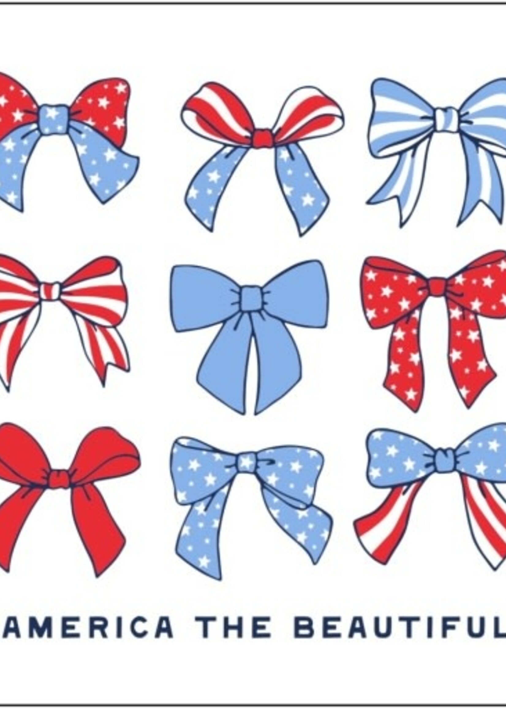 Life is Good KIDS AMERICA THE BEAUTIFUL BOWS SHORT SL