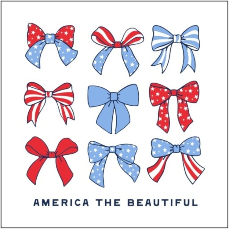 Life is Good KIDS AMERICA THE BEAUTIFUL BOWS SHORT SL