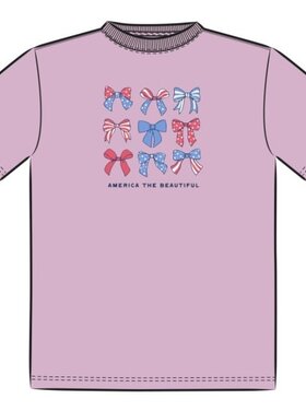 Life is Good AMERICA THE BEAUTIFUL BOWS SHORT SLEEVE