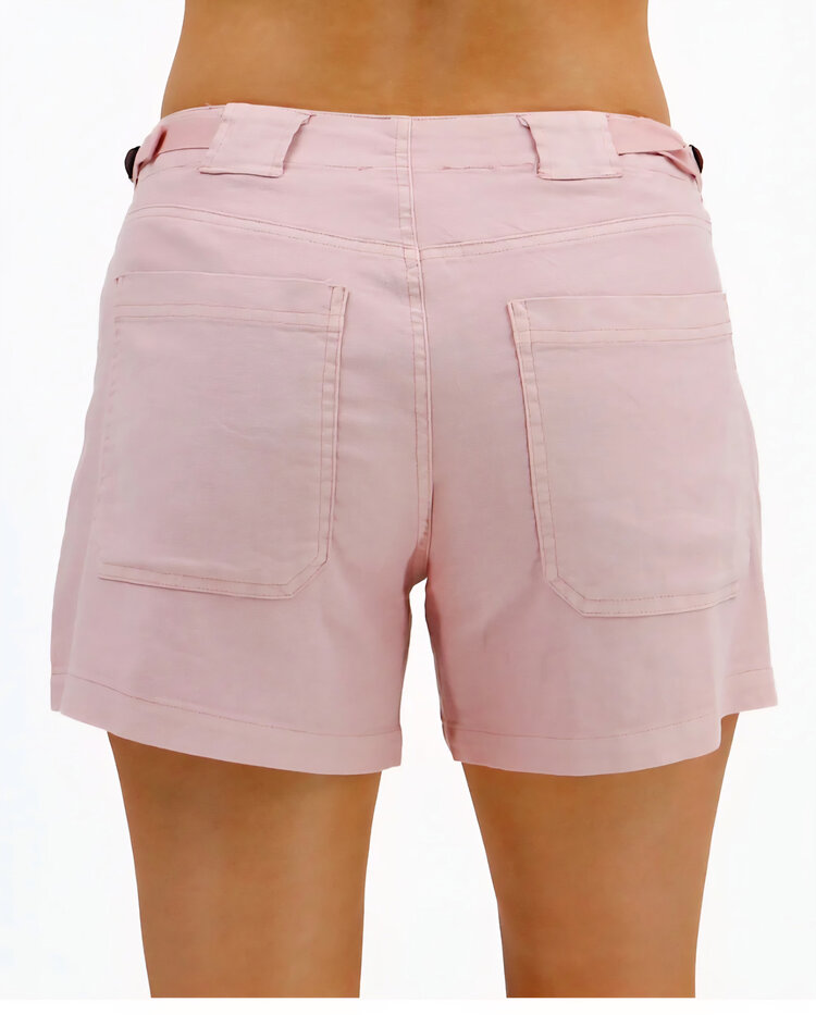 Grace & Lace Linen Shorts Blush