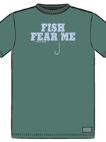 Life is Good MEN'S FISH FEAR ME HOOK SHORT SLEEVE CRU