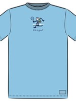 Life is Good MEN'S JUMP TENNIS JAKE SHORT SLEEVE CRUS