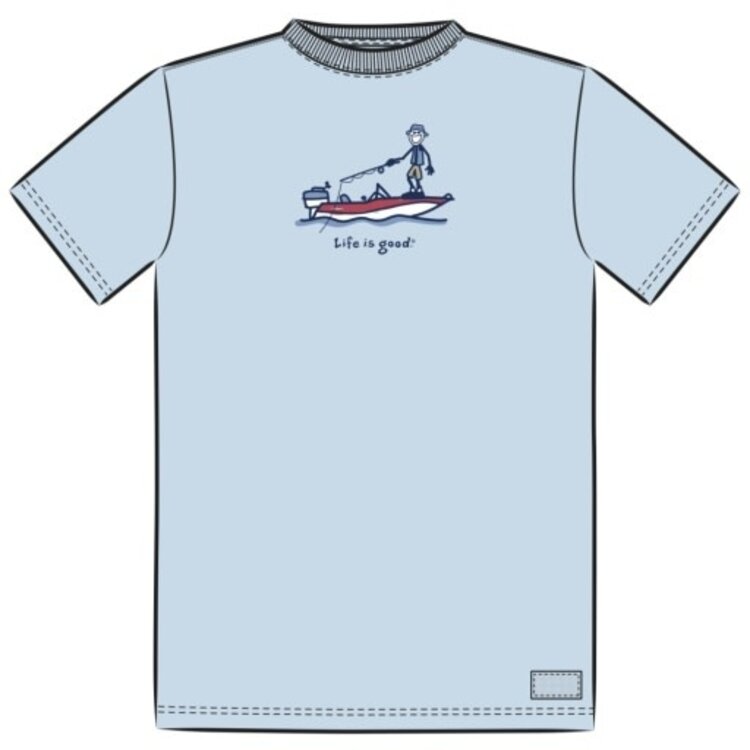 Life is Good MEN'S BOAT FISH JAKE SHORT SLEEVE CRUSHE