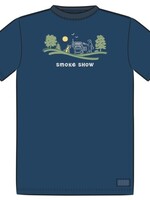 Life is Good MEN'S SMOKE SHOW VISTA SHORT SLEEVE CRUS