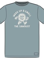Life is Good MEN'S SMELL THE SAWDUST SHORT SLEEVE CRU