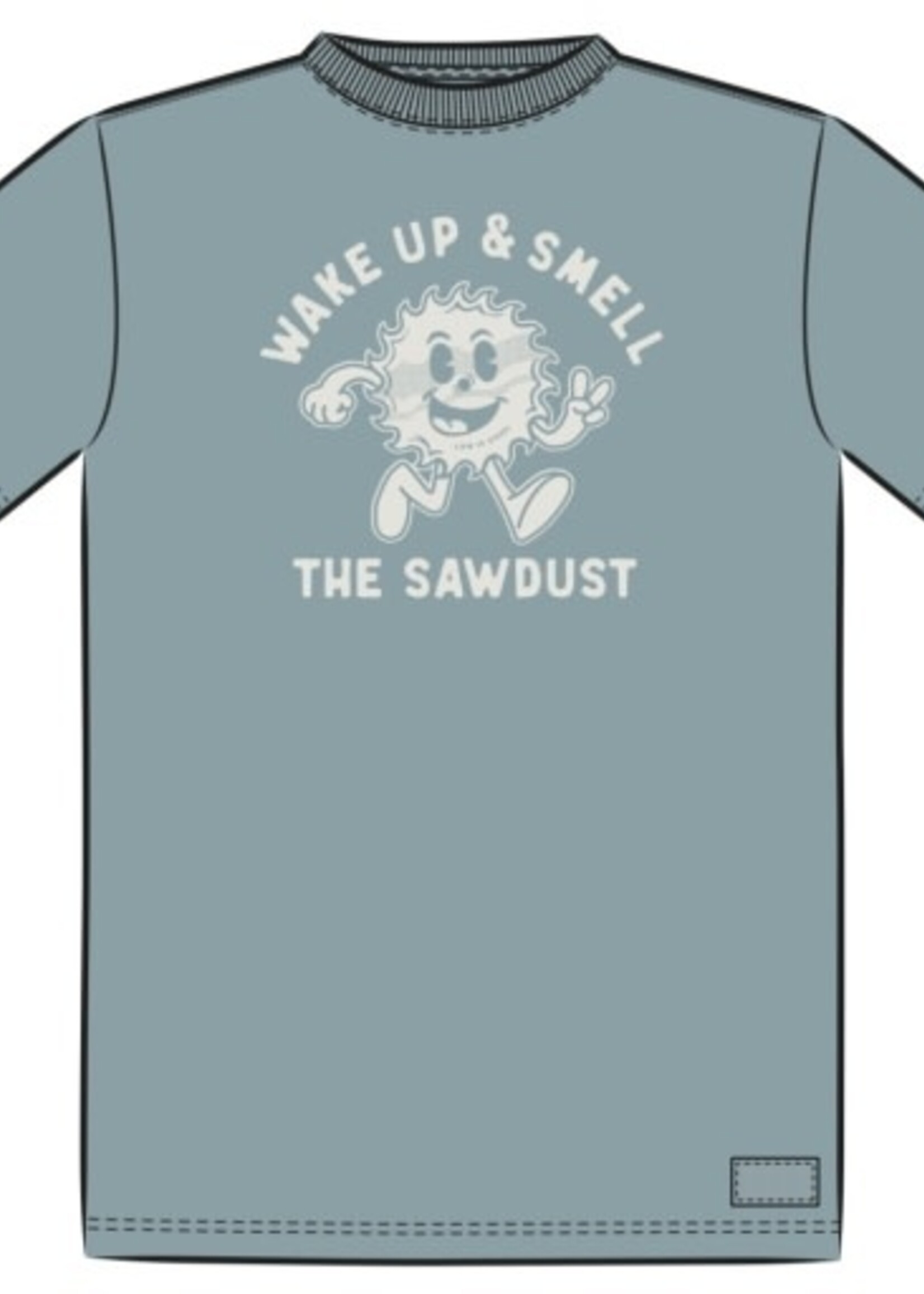 Life is Good MEN'S SMELL THE SAWDUST SHORT SLEEVE CRU