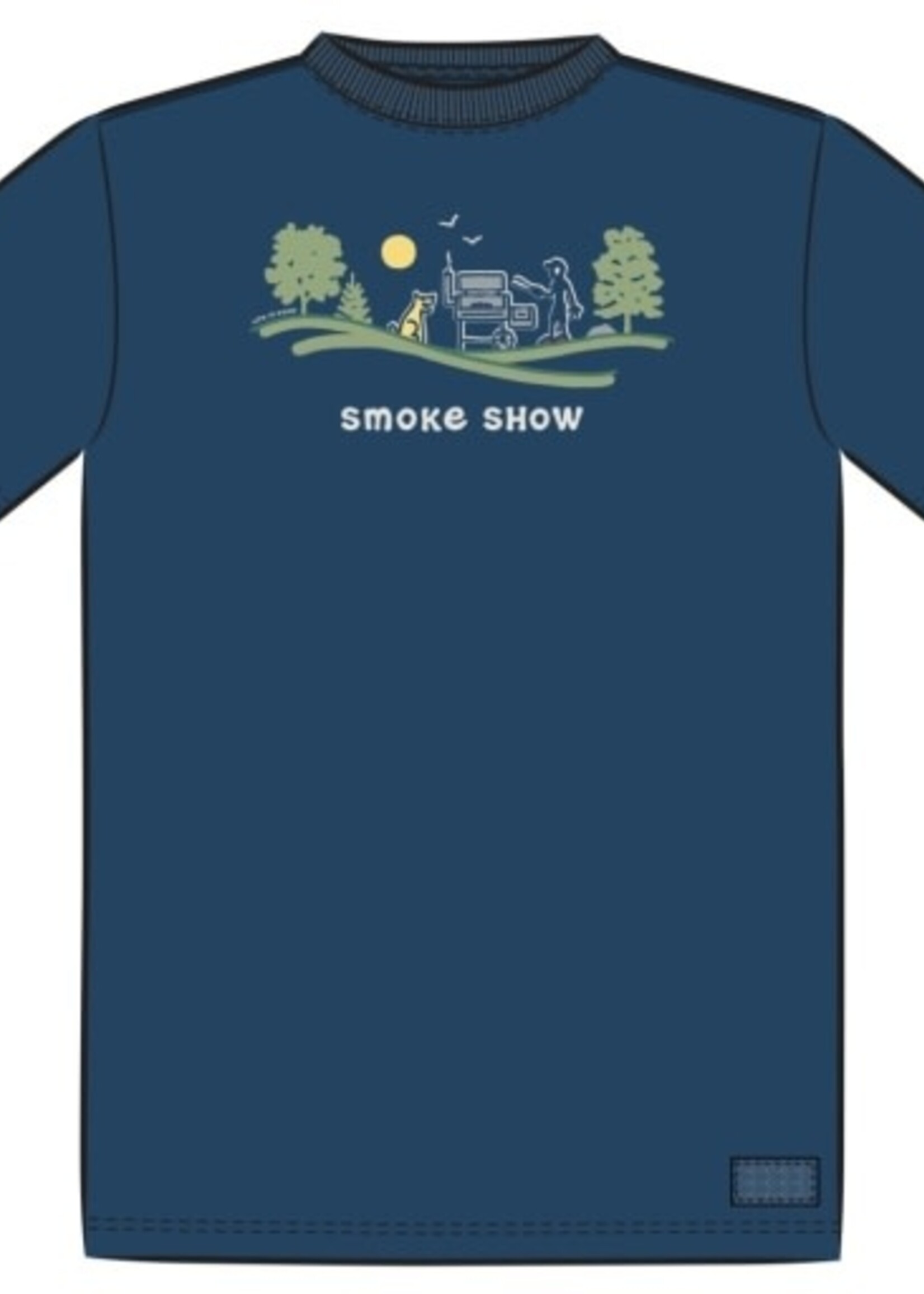 Life is Good MEN'S SMOKE SHOW VISTA SHORT SLEEVE CRUS