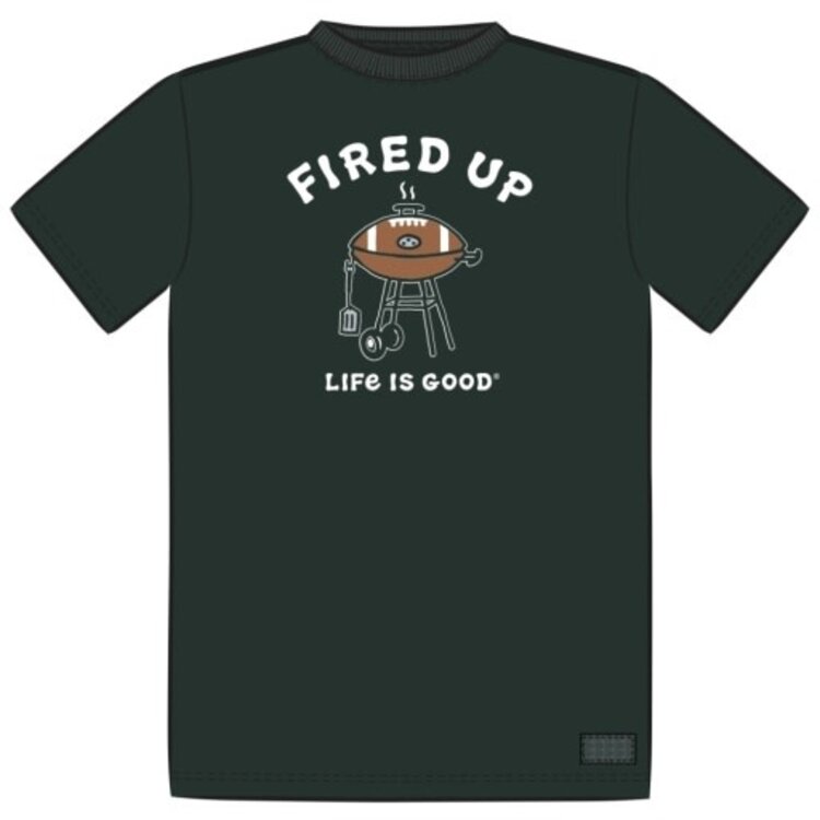 Life is Good MEN'S FIRED UP GRILL SHORT SLEEVE CRUSHE