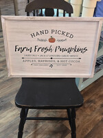 Farm Fresh Pumpkins Sign