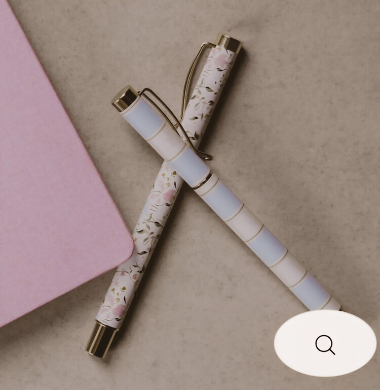 Sweet Water Decor Floral pen set