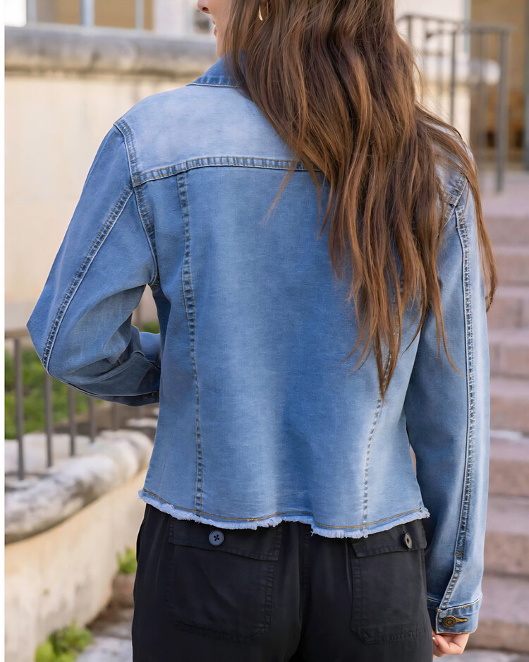 Grace & Lace Soft Wash Denim Jacket