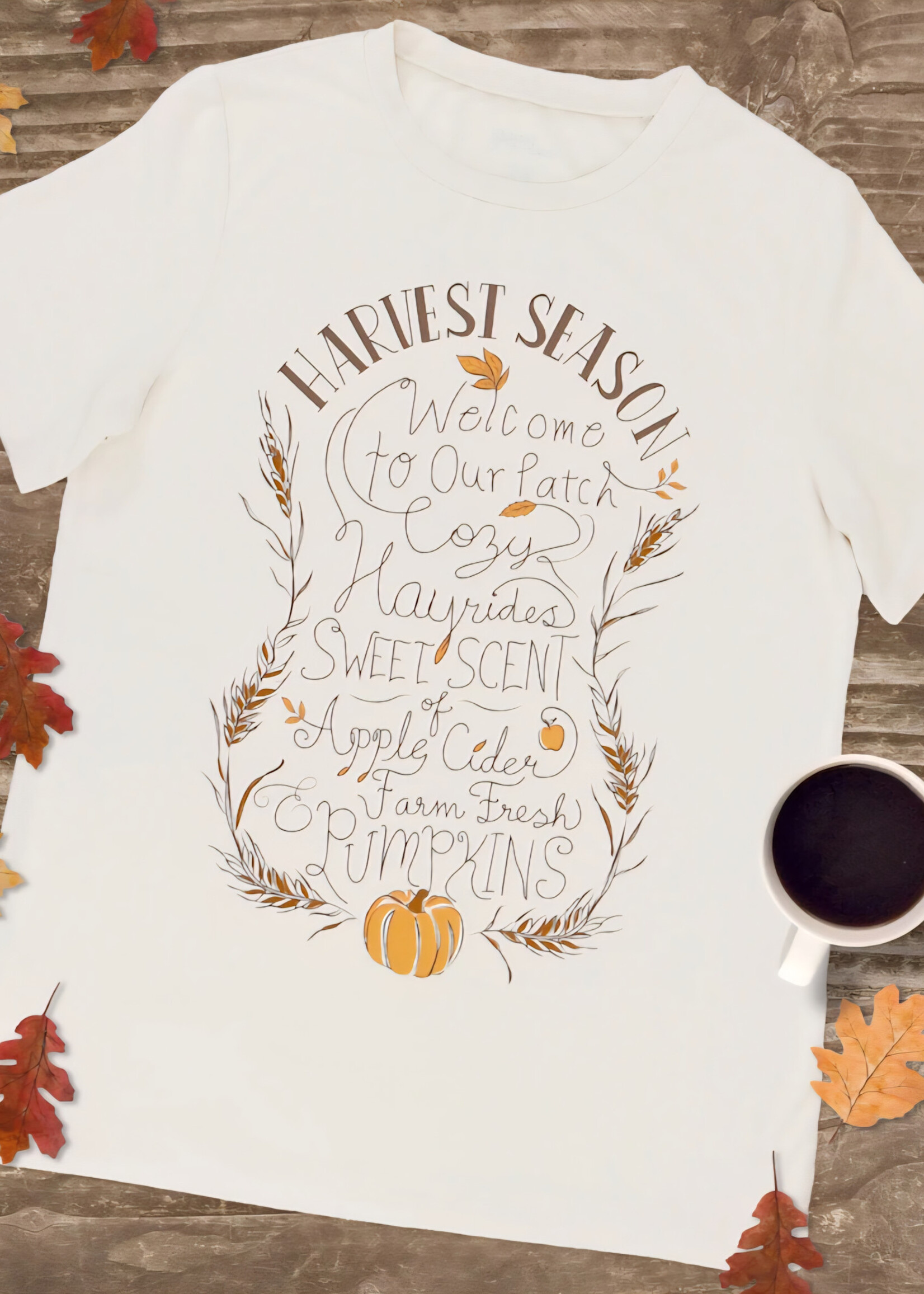 Grace & Lace Harvest Season Graphic Tee