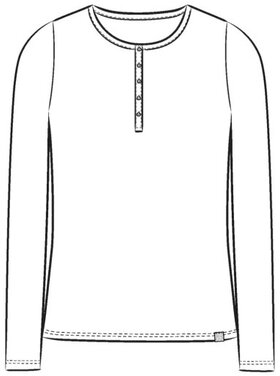 Life is Good WOMEN'S SOLID MODAL RIBBED HENLEY