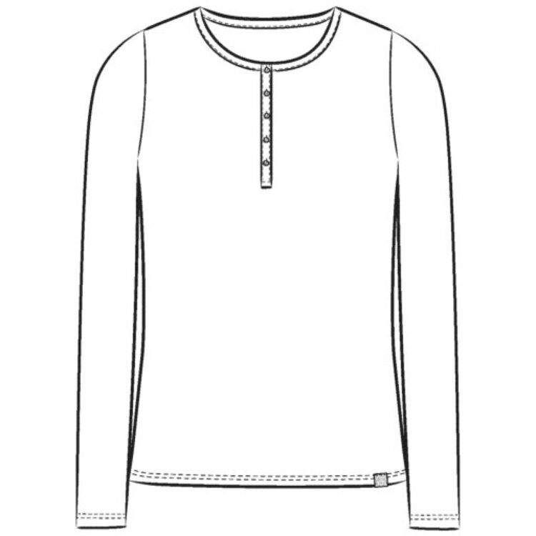 Life is Good WOMEN'S SOLID MODAL RIBBED HENLEY