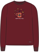Life is Good WOMEN'S HAPPY FALL Y'ALL MUG LONG SLEEVE