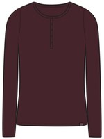 Life is Good WOMEN'S SOLID MODAL RIBBED HENLEY