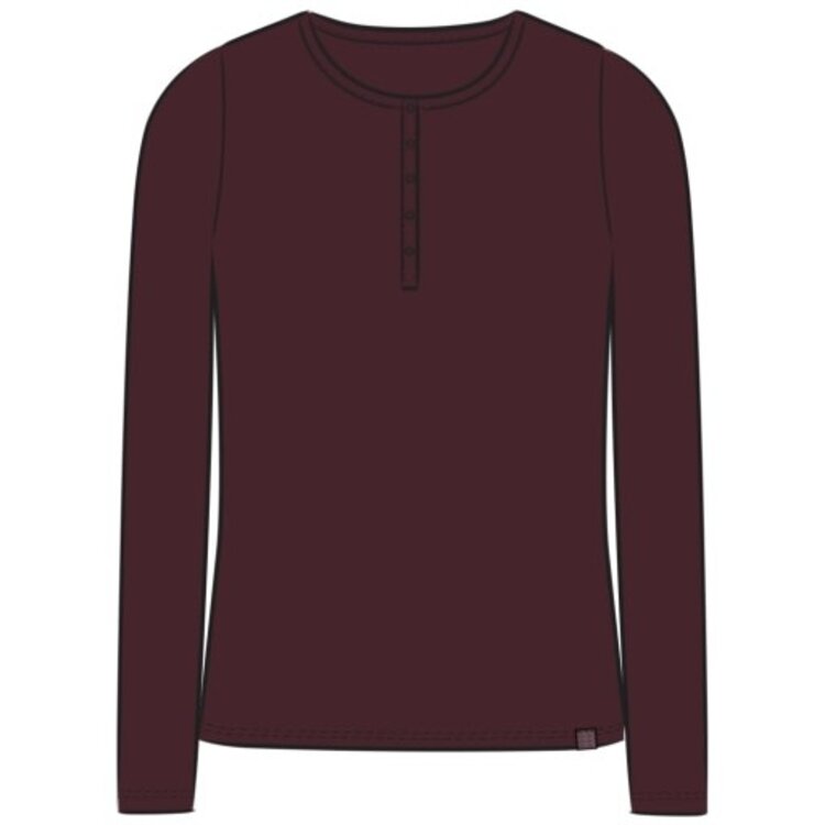 Life is Good WOMEN'S SOLID MODAL RIBBED HENLEY