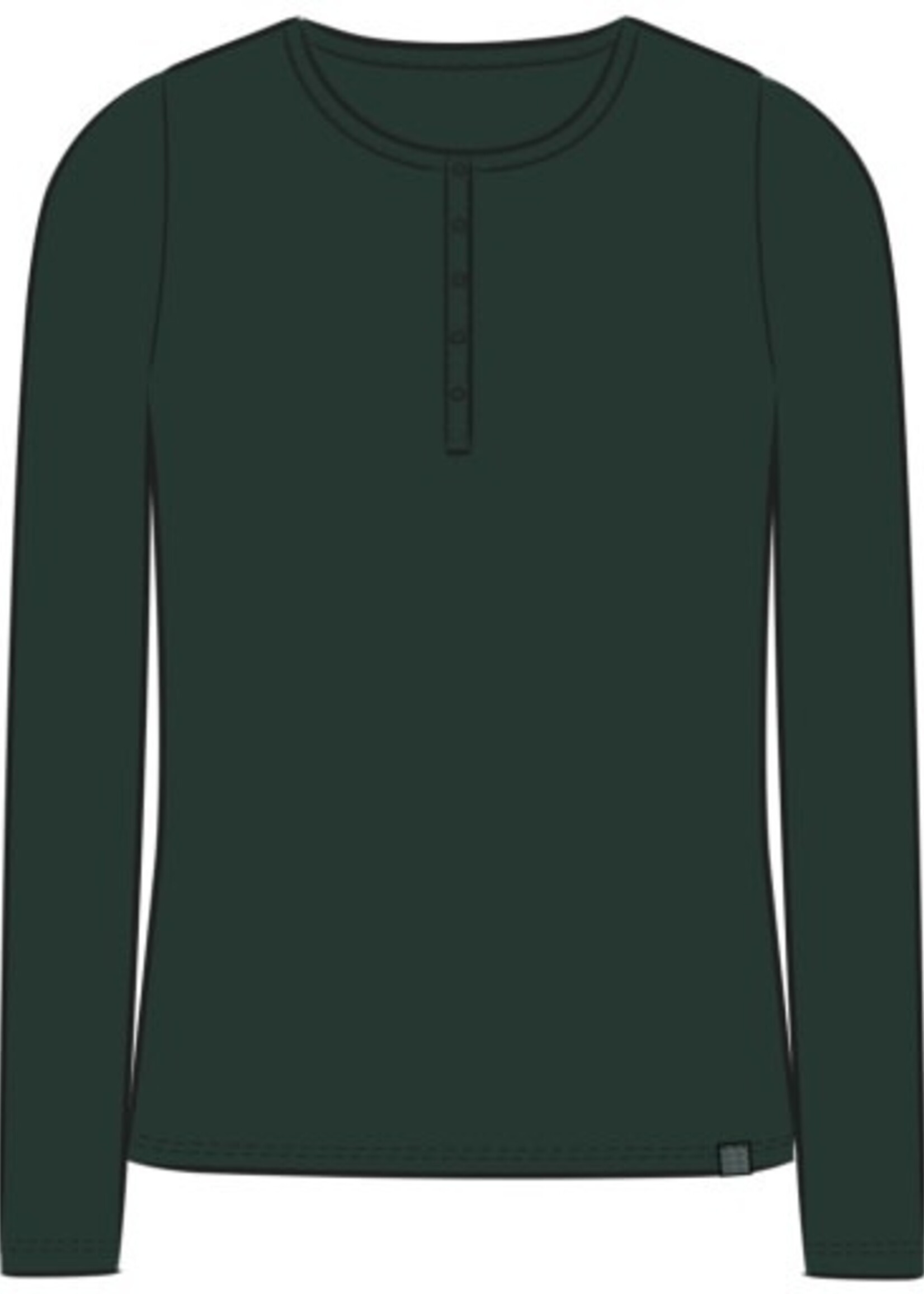 Life is Good WOMEN'S SOLID MODAL RIBBED HENLEY - Traveling