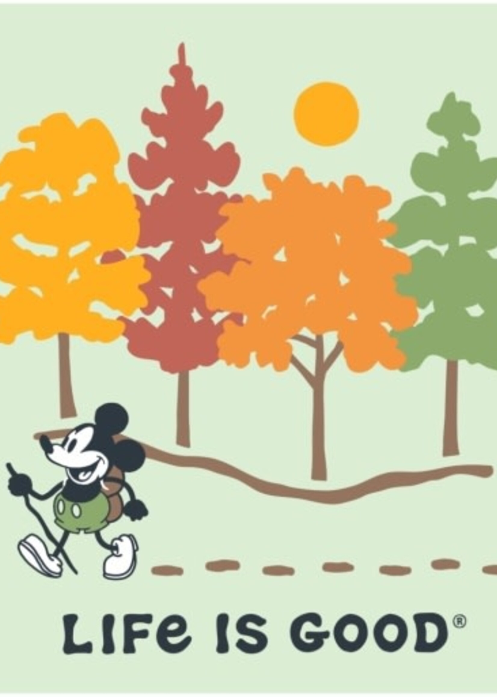 Life is Good WOMEN'S FALL HIKE WILLIE SHORT SLEEVE CR