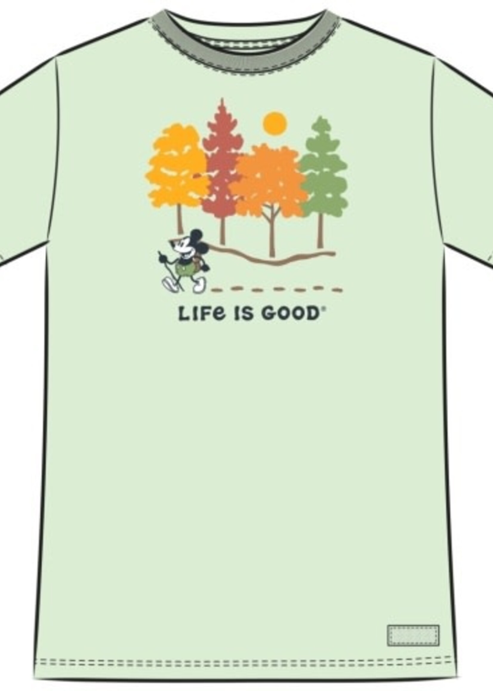 Life is Good WOMEN'S FALL HIKE WILLIE SHORT SLEEVE CR