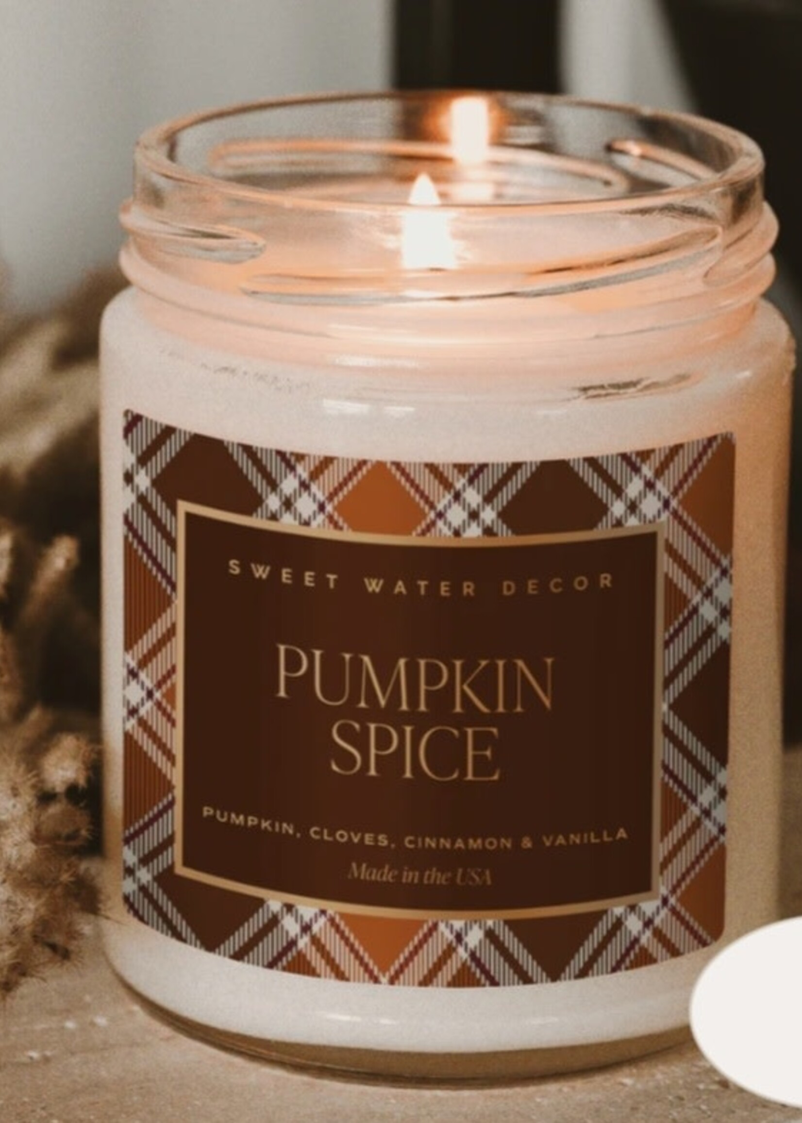 Sweet Water Decor Pumpkin Spice 9 0z candle