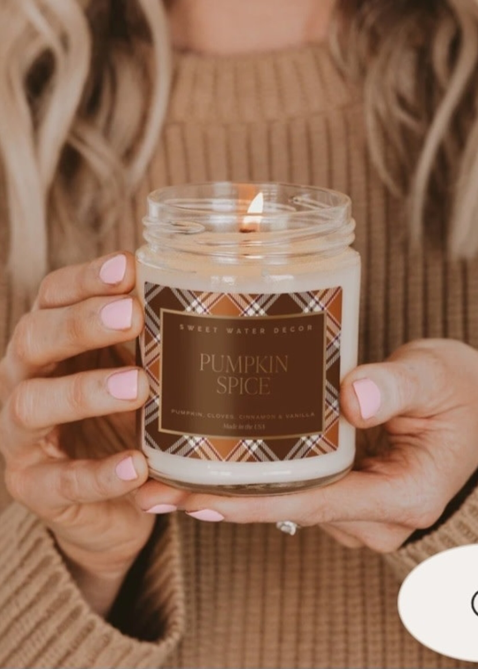 Sweet Water Decor Pumpkin Spice 9 0z candle