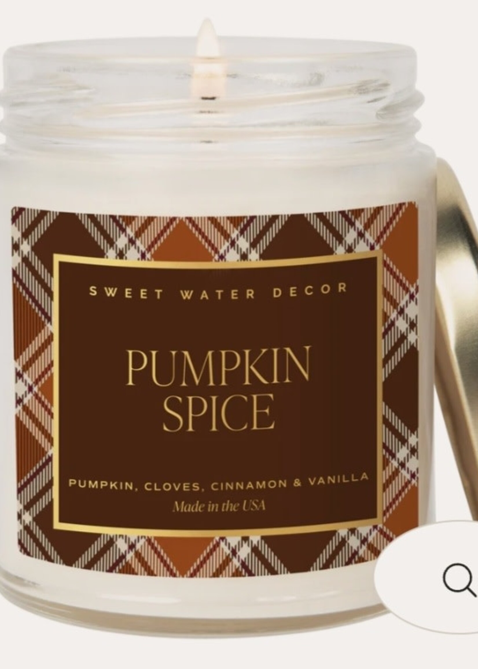 Sweet Water Decor Pumpkin Spice 9 0z candle