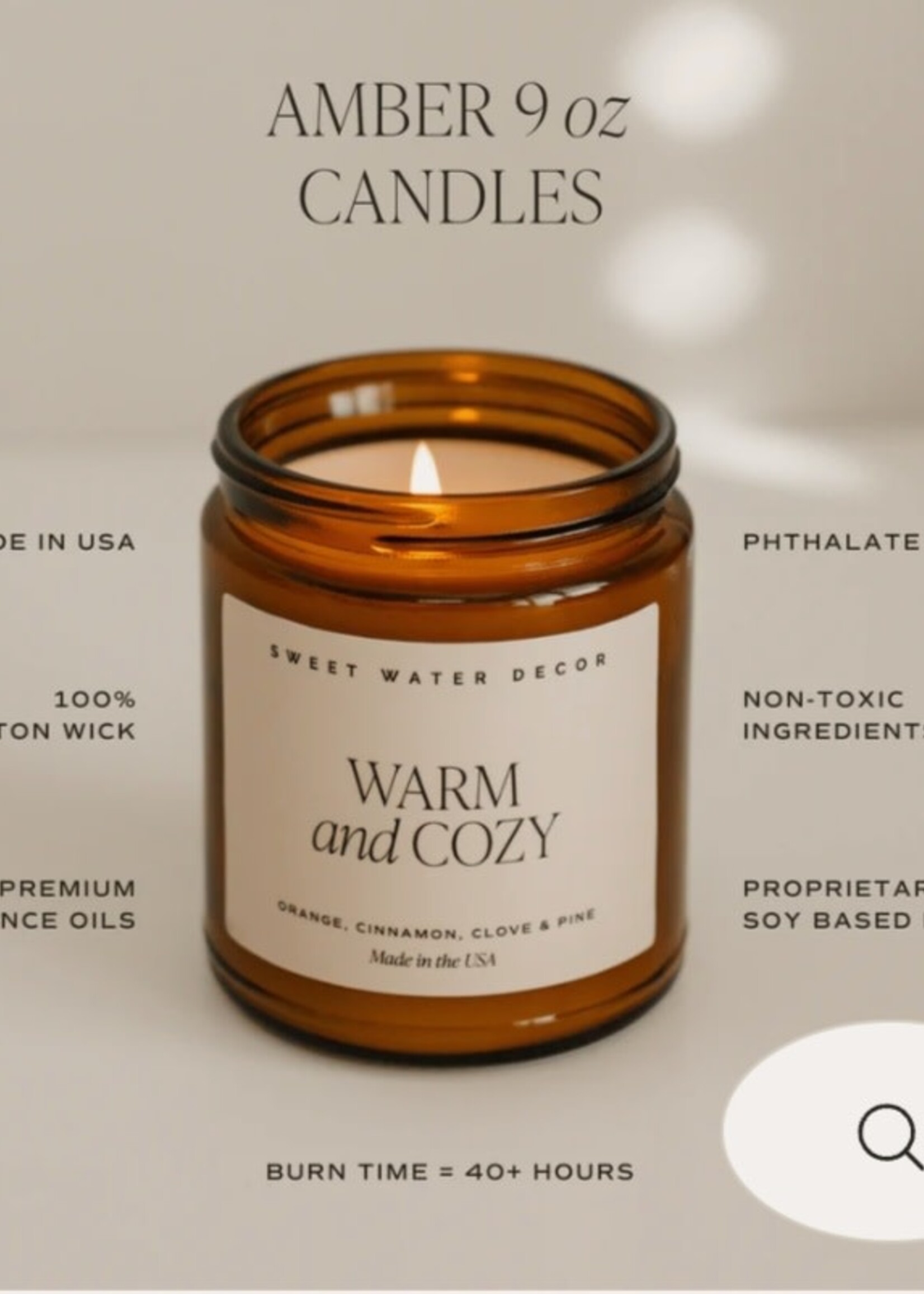 Sweet Water Decor Fresh Apple Blossom Candle