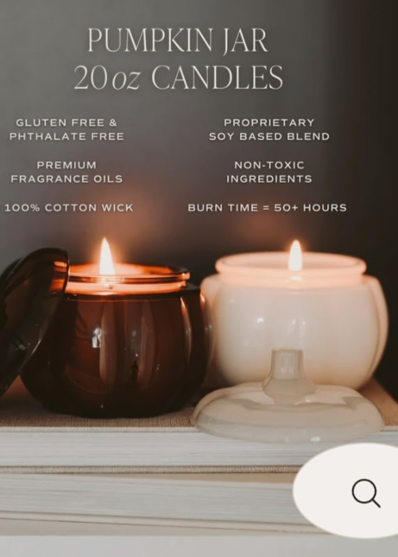 Sweet Water Decor Hello Fall Pumpkin jar candle