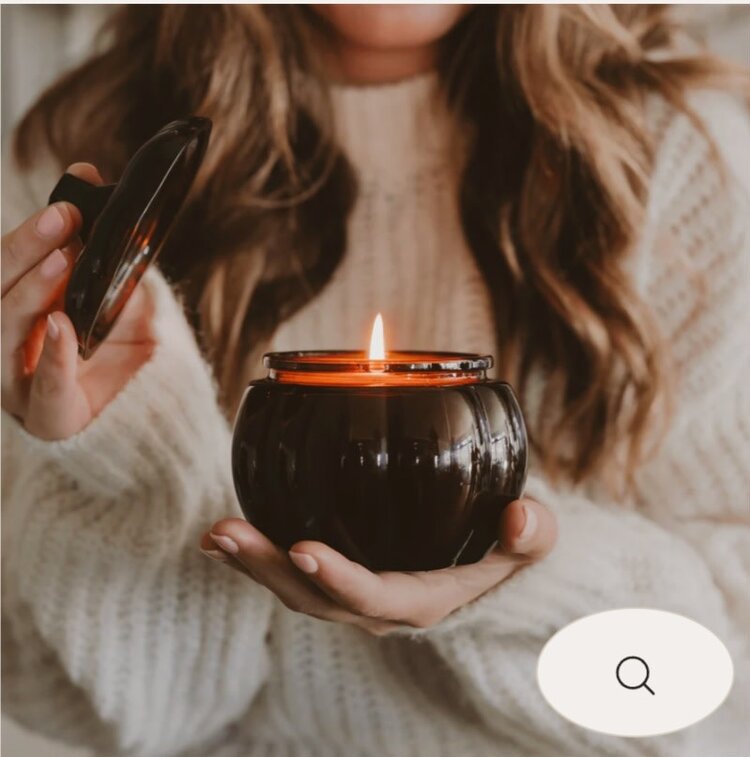 Sweet Water Decor Hello Fall Pumpkin jar candle